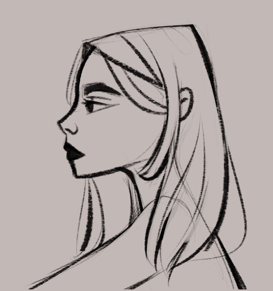 HOW TO DRAW A SIDE PROFILE