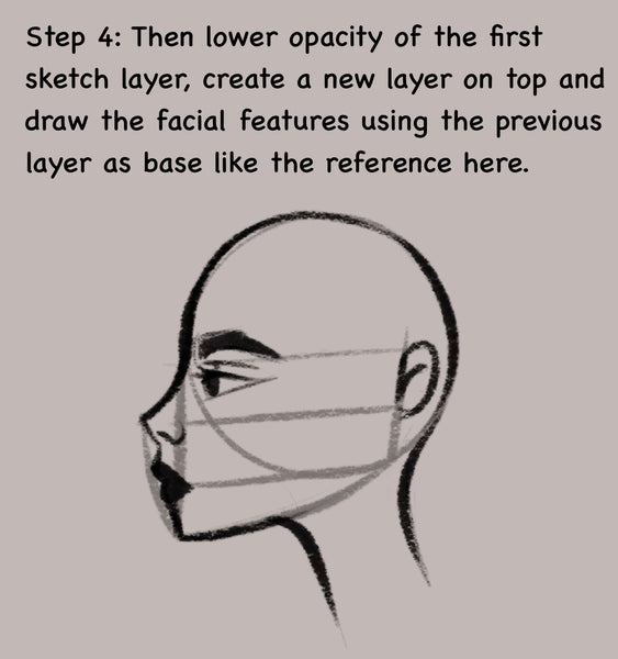 HOW TO DRAW A SIDE PROFILE