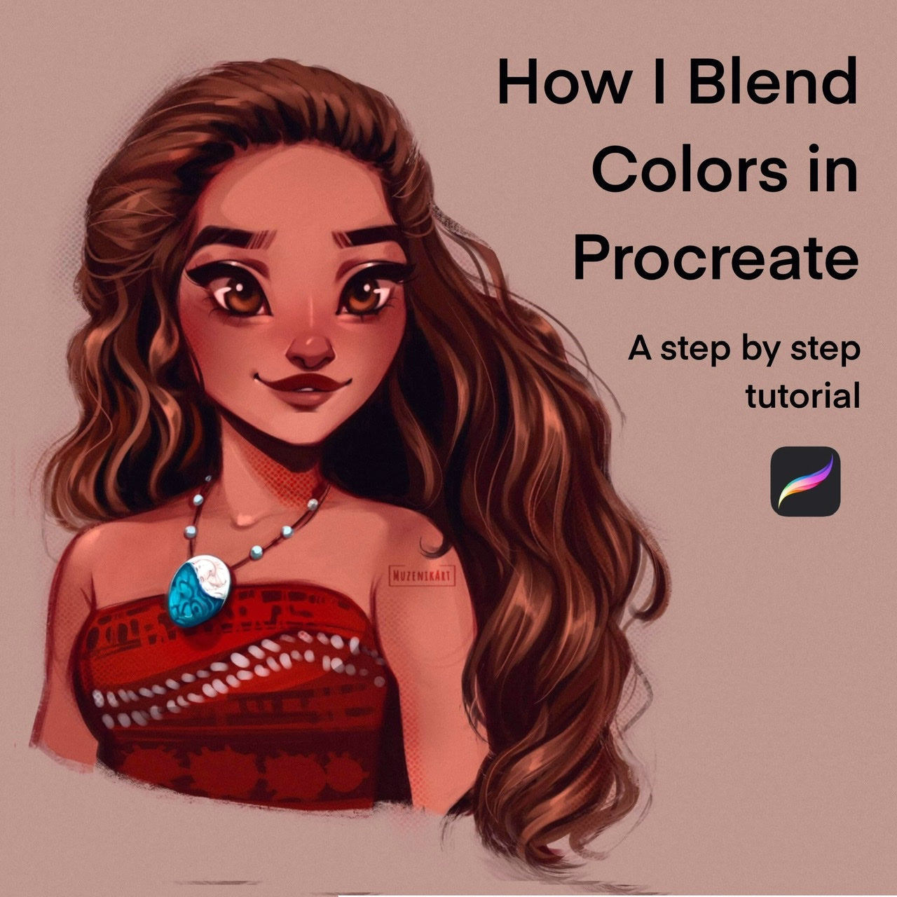 how to blend in Procreate