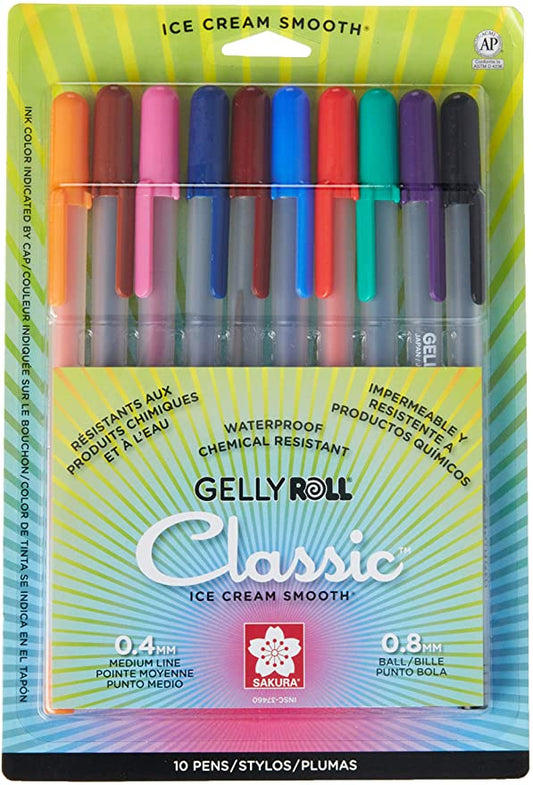 Gelly Roll® Metallic Gel Pen 10 Color Set