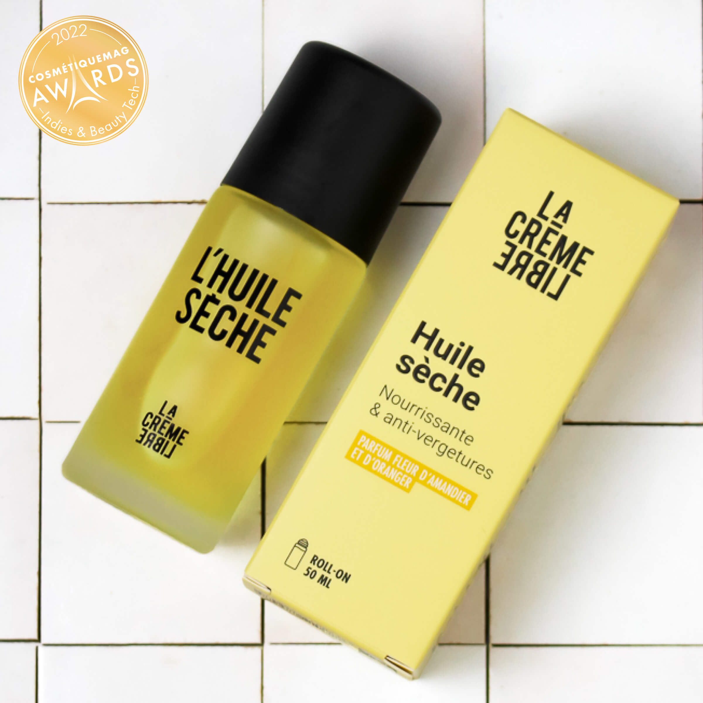 Huile Sèche BIO 3en1 – Fleur d’Oranger & Amandier - La Crème Libre product image