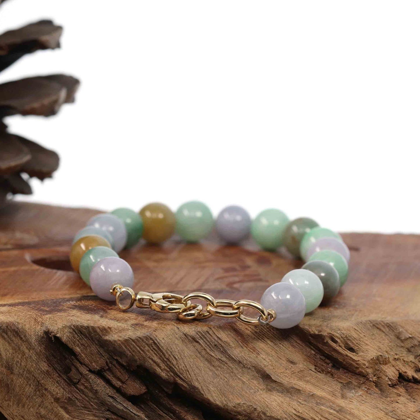 Cherish Bracelet | Afghan Jade I Yellow Gold XS / 6 Inches