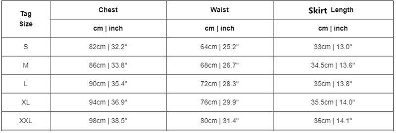 Wonder Woman Costume Size Chart