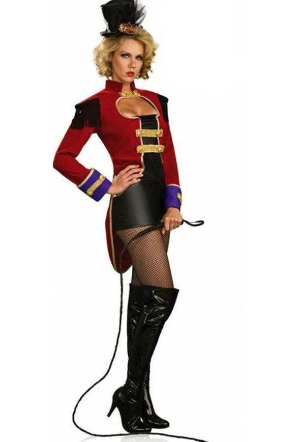 Womens Sexy Ringmaster Halloween Costume Pink Queen Costumescenter 8183