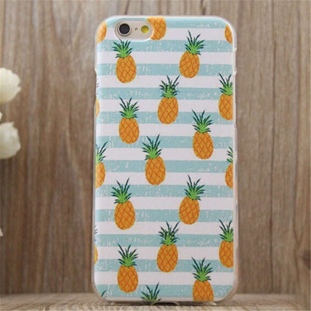 Cute Pineapple Case Cover For Apple Iphone 5s 5 Se 6 6s 6 Plus 6s Plus Ihomegifts