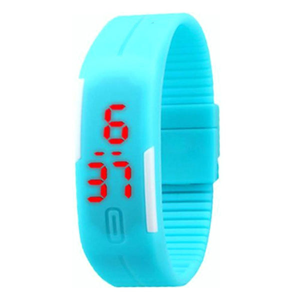 rubber led watch