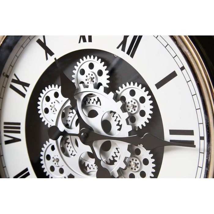 時計 掛時計 掛け時計 歯車 壁掛け 時計 壁 丸型 時計 丸時計 おしゃれ とけい 40cm 公式 タンスのゲン本店 家具 インテリアのネット通販