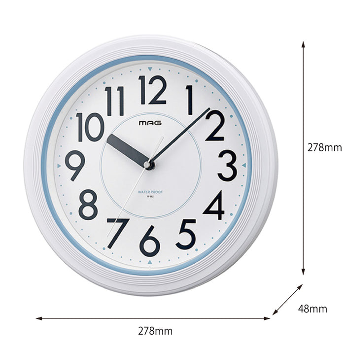 ゆったり柔らか ラドンナ 電波掛時計 ザラージ 1個 掛け時計、壁掛け時計