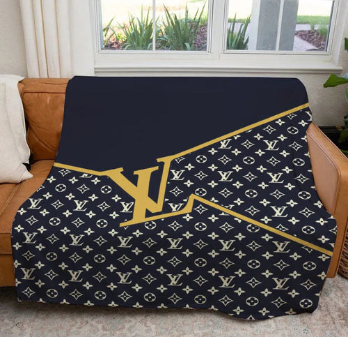 Blue Fashion Louis Vuitton blanket  ROSAMISS STORE – MY luxurious