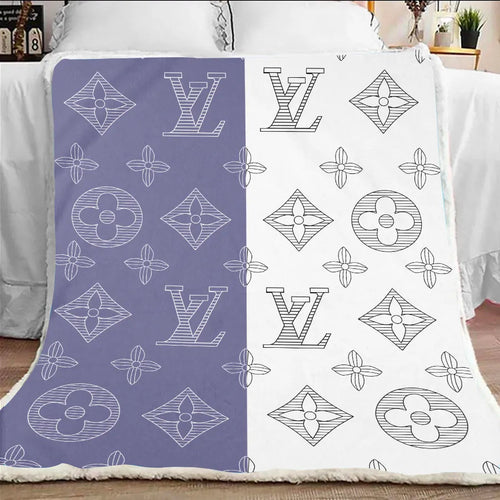 Blue Fashion Louis Vuitton blanket  ROSAMISS STORE – MY luxurious