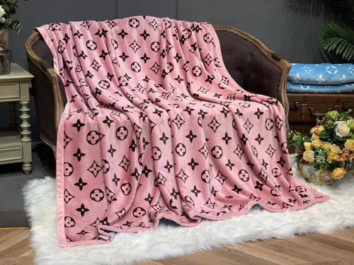 Louis Vuitton Monogram Blanket M75548 Fuchsia