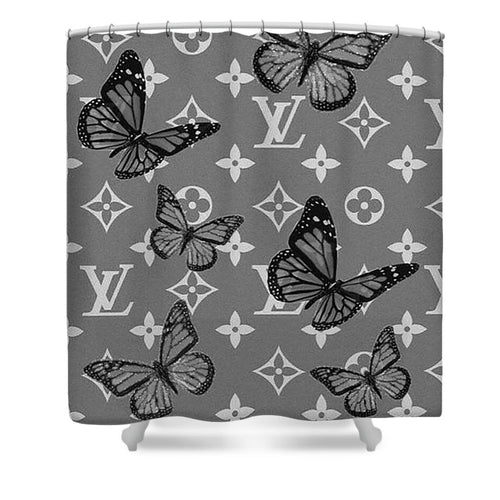 Louis Vuitton Bathroom Set, Luxury Shower Curtain Waterproof Luxury Brand  With Logo Louis Vuitton #78 - Tagotee