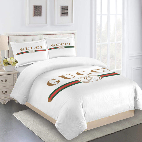 Louis Vuitton beige brown comforter set, Rosamiss Store