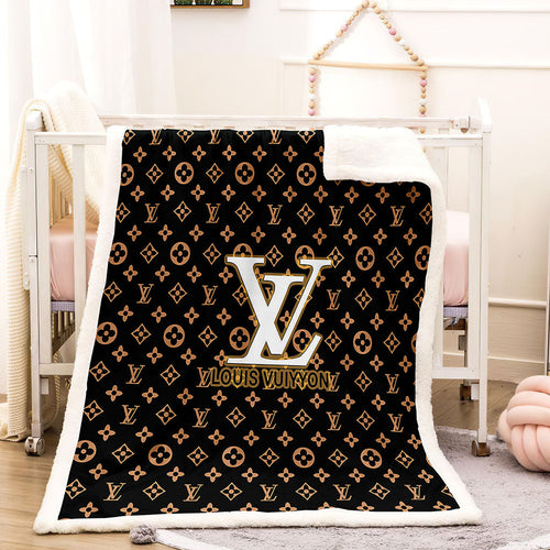 dark brown louis Vuitton blanket | ROSAMISS STORE