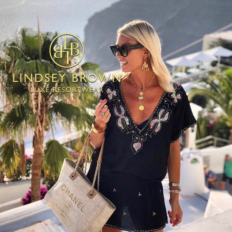 Beach dresses to wear in St Lucia by Lindsey Brown resort wear