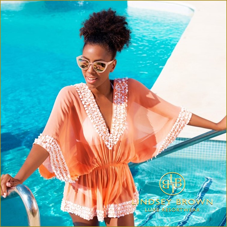 Luxury silk resort wear for Dubai holidays