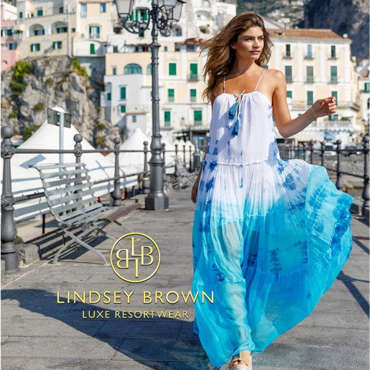 Stunning holiday dresses by Lindsey Brown resort wear