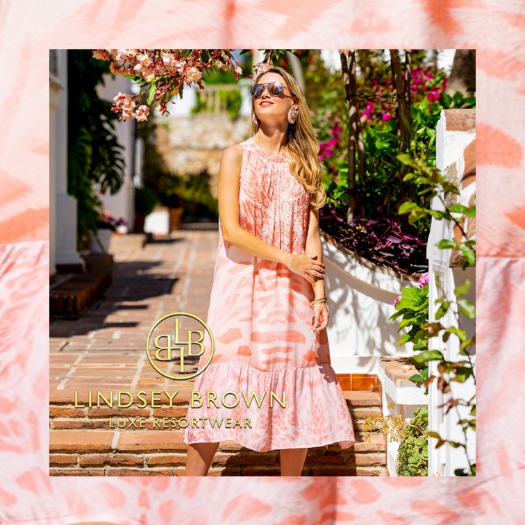 Floaty silk designer resort wear dresses to wear in a heatwave by Lindsey Brown resort wear