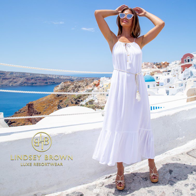 designer beach dresses to wear on holiday by Lindsey Brown resort wear