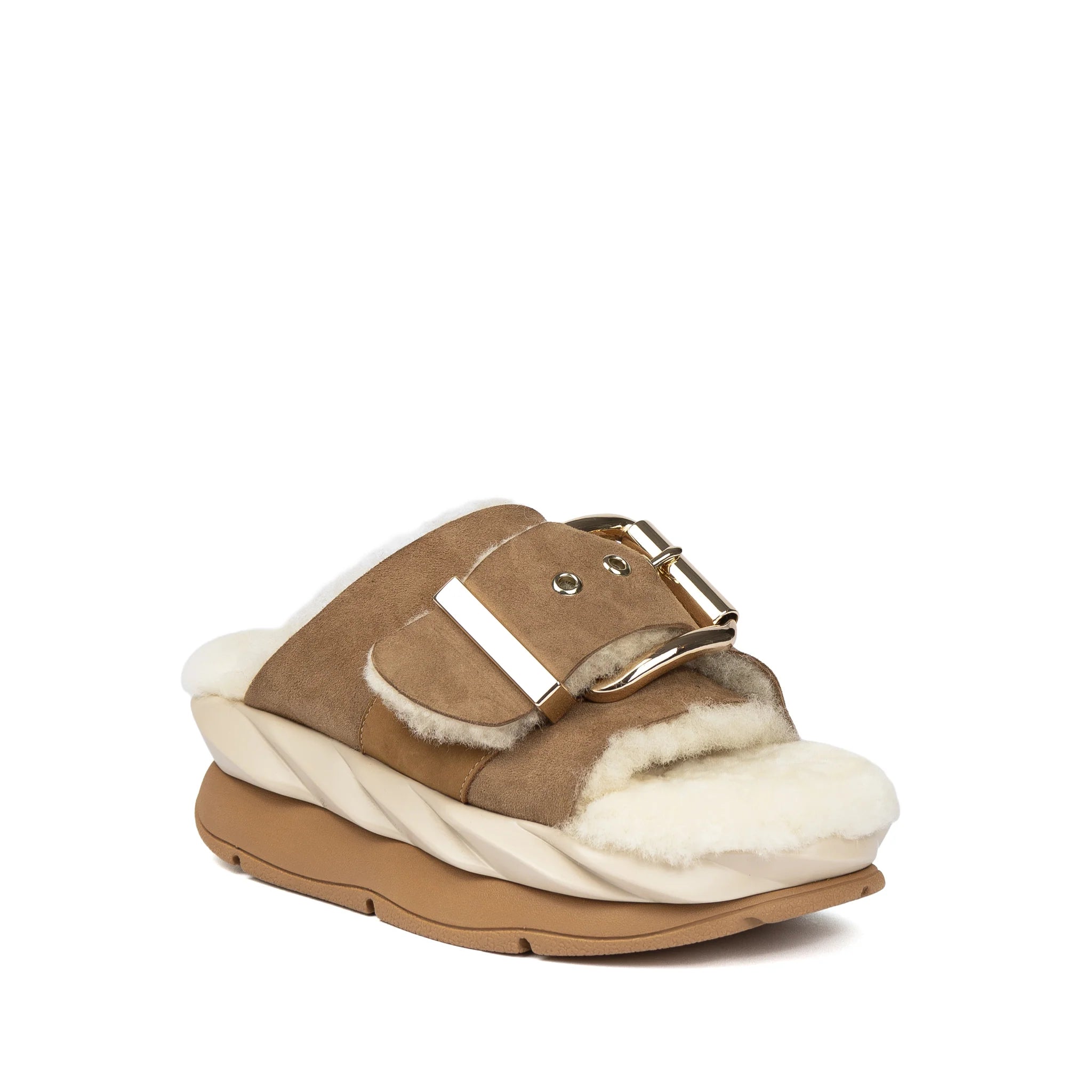 Mellow Laze Slide - Tan