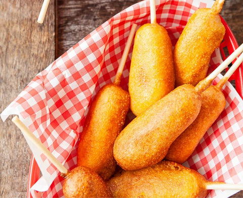 Doughnut-Sausage Corn Dogs