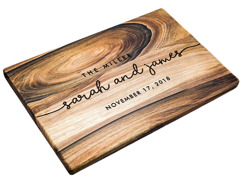 Walnut Personalized cutting board