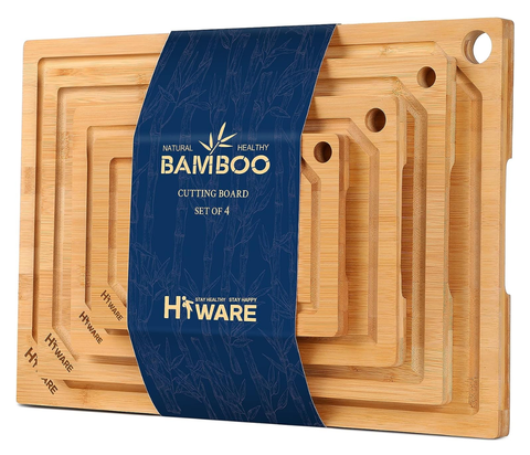 Hiware Bamboo Heavy Duty Chopping/ Cutting Boards