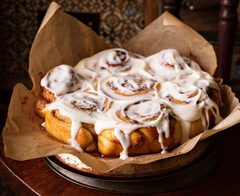 Nutella Rolls with Cream Cheese Icing