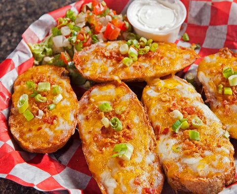  Potato Skins with Coconut Bacon