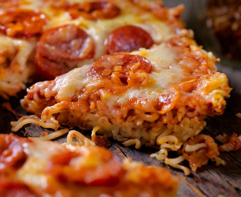 Ramen Crust Pizza