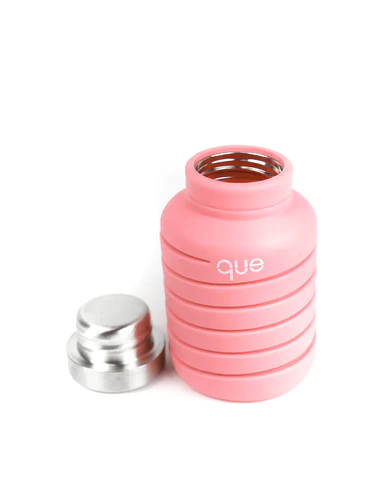 Que The Collapsible Bottle Coral Pink