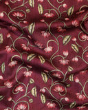 ONION PURPLE PICHWAI PRINTED TUSSAR SILK BANARASI HANDLOOM SAREE