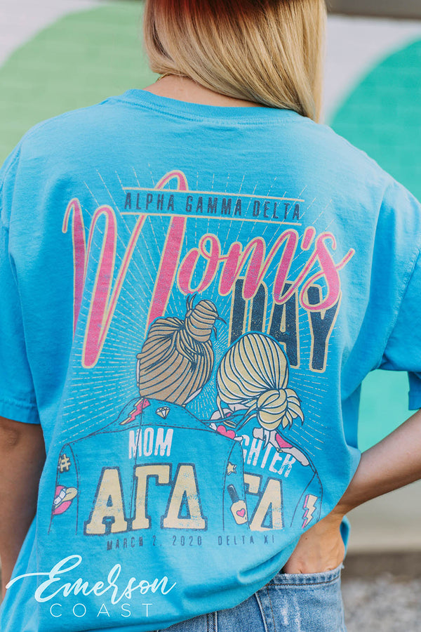 Alpha Gamma Delta Mom's Day Tshirt - Emerson Coast