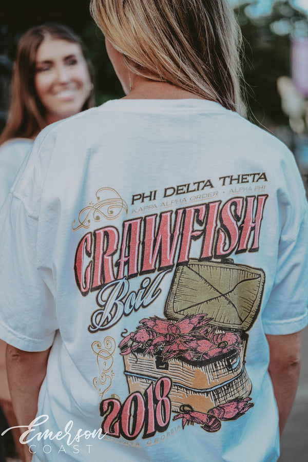 Alpha Phi Crawfish Boil T-shirt - Emerson Coast