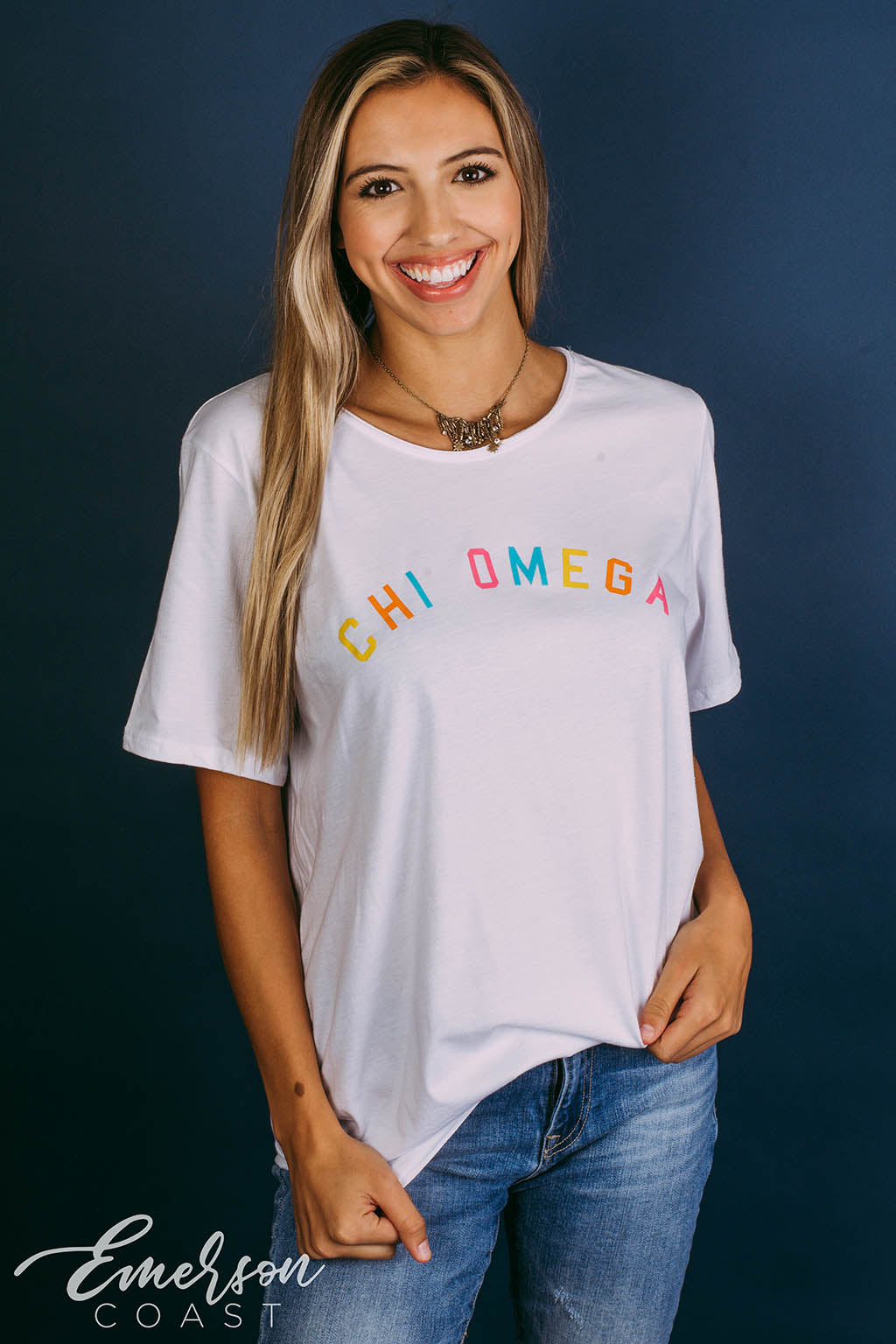 chi omega boyfriend shirt