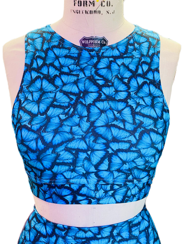 Multi-Butterfly Shoulder Sports Bra