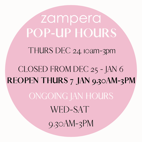 Shop Zampera pop-up