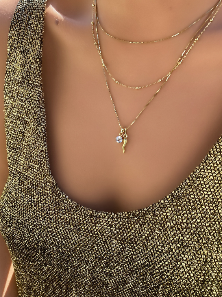 Diamante Necklace - Etsy UK