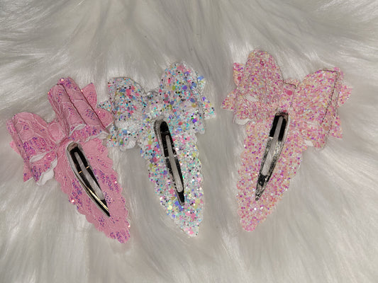 Designer hair clips – Karleigh's Bowtique