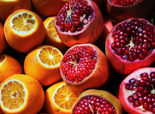 Oranges and pomegranate: Adding an extra energy boost with antioxidants like
