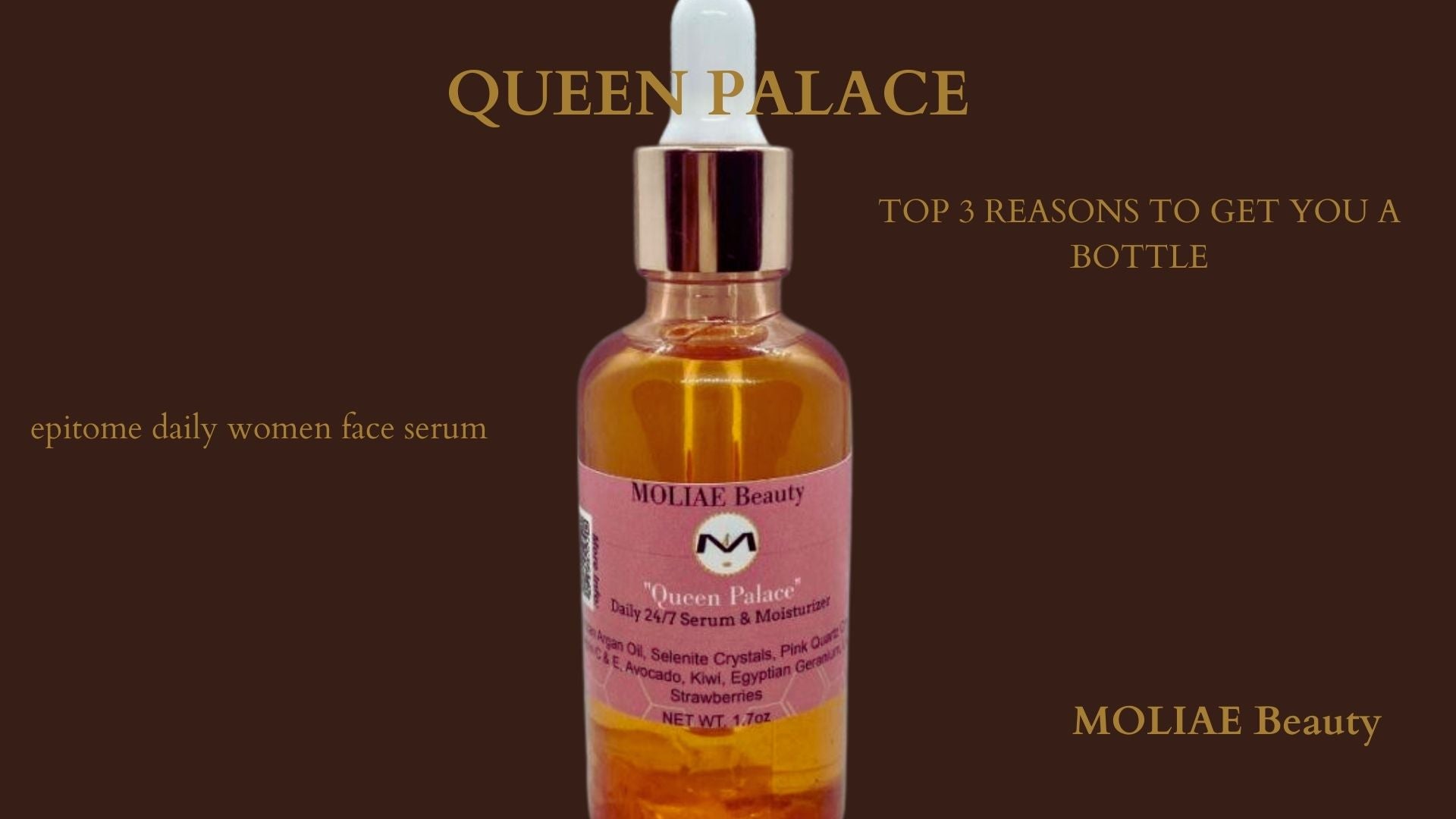 Queen Palace Women Face Serum Daytime by MOLIAE Beauty