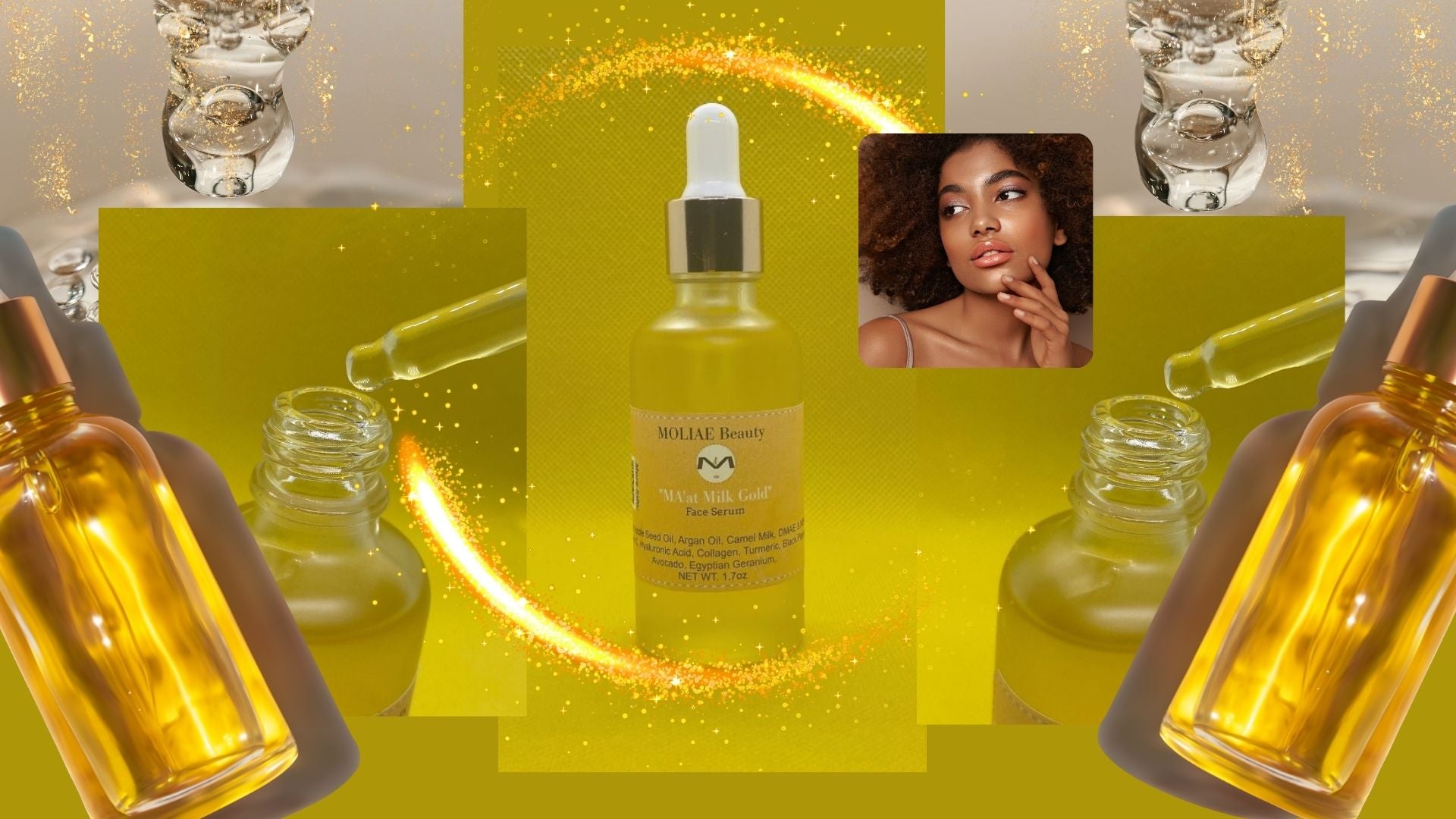 MOLIAE Beauty Face Serum MAat Milk Gold