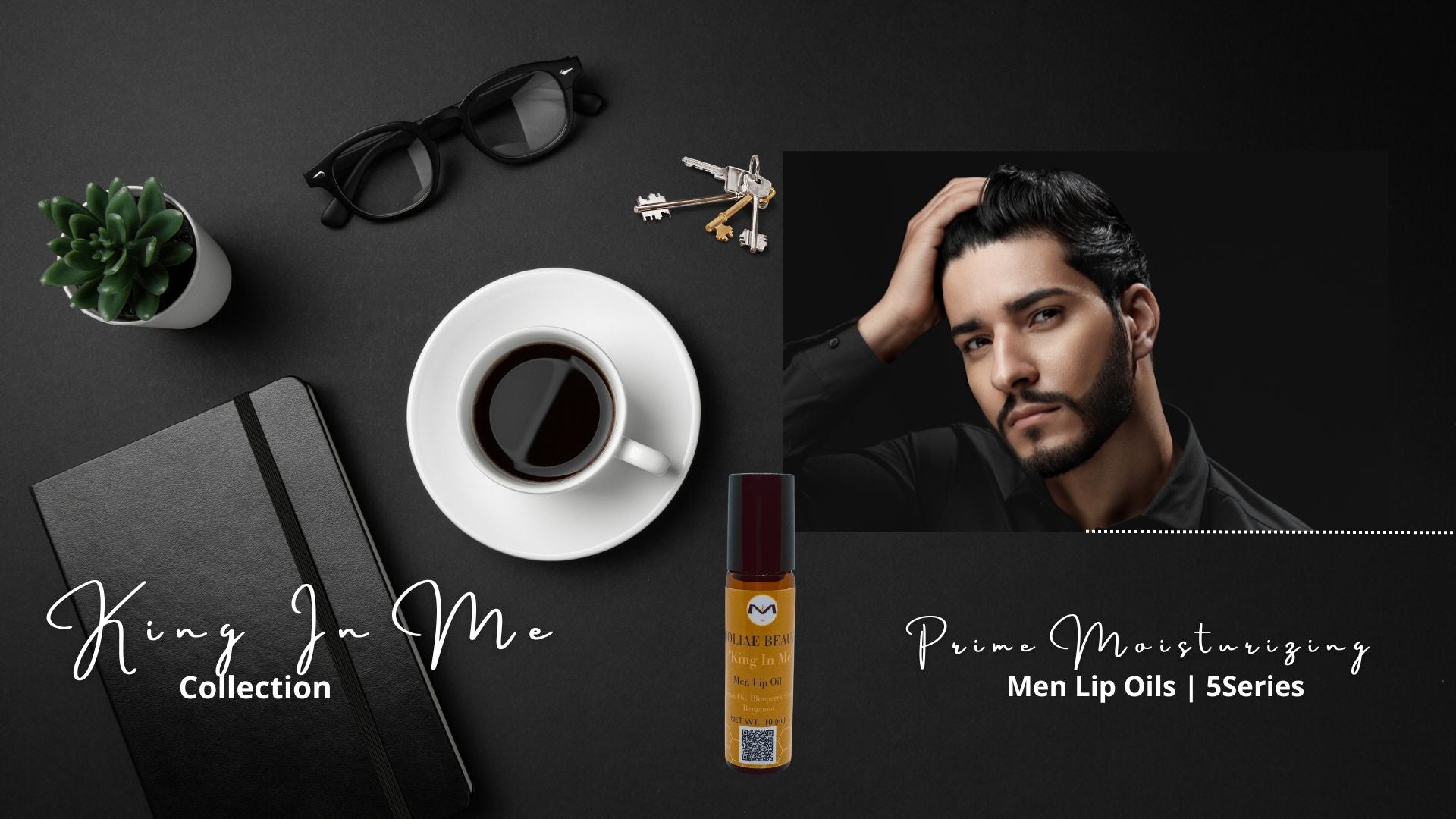 Men Lip Oil MOLIAE BEAUTY KING IN ME COLLECTION