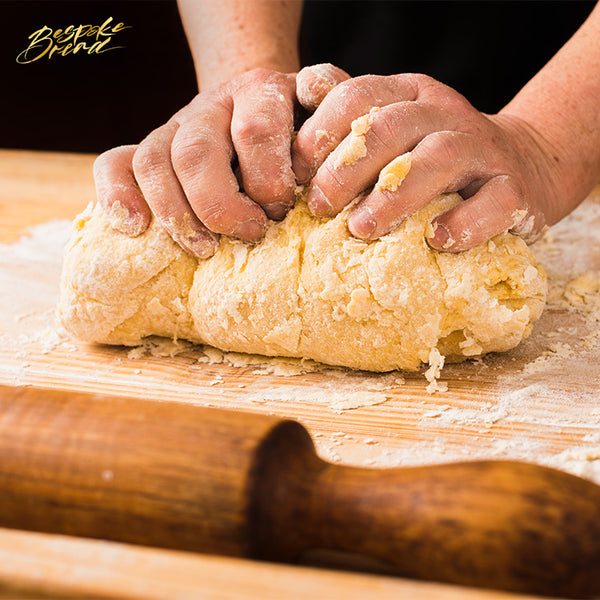 Knead or fold the dough as much as you have to