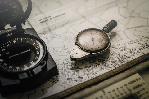 survival navigation compass map declination