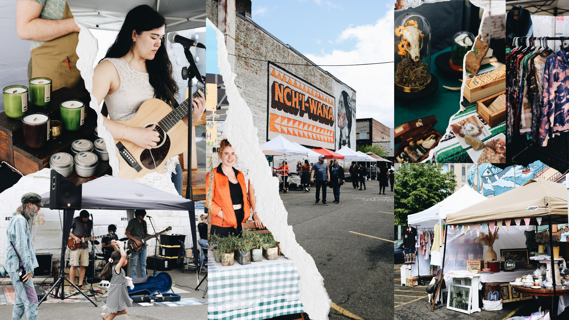 There's a free art market in downtown Vancouver and it's on every Sunday