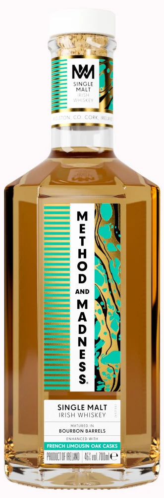 METHOD AND MADNESS French Limousin Oak Single Malt Irish Whiskey