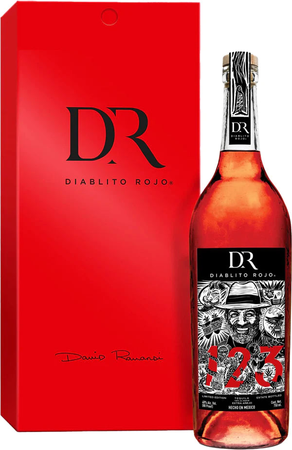 123 Organic Tequila Extra Anejo Diablito Rojo