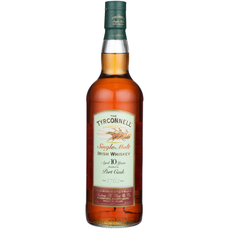 The Tyrconnell 10 Year Old Port Cask Finish Single Malt Irish Whiskey