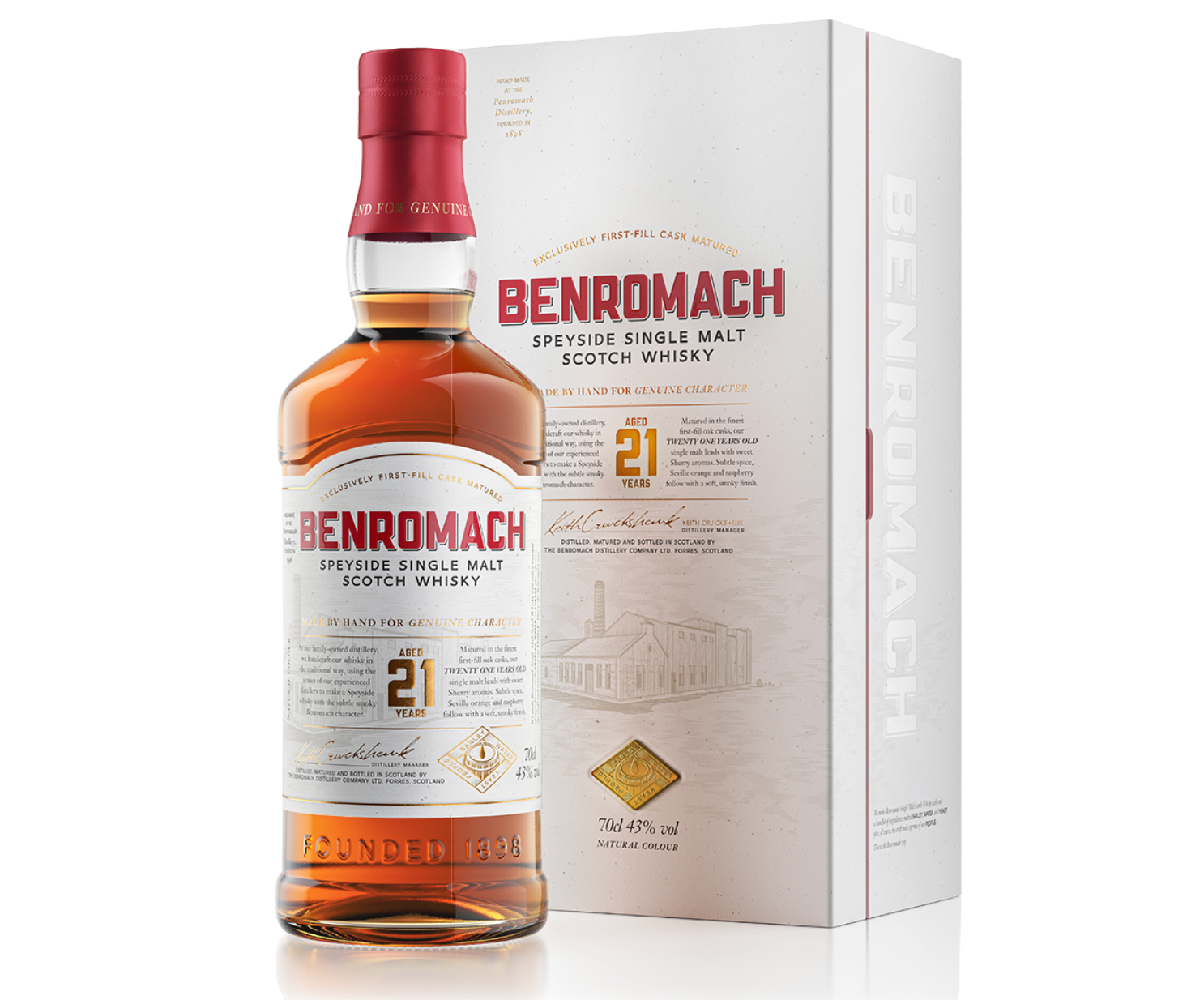 Benromach 21 Year Old Single Malt Scotch Whisky